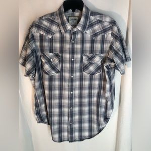 Vintage Urban Pipeline Men’s Snap Button Shirt
